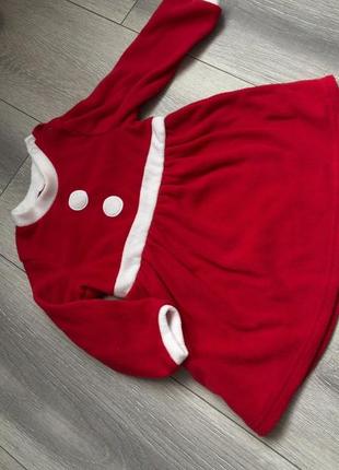 Ньворічне плаття на дівчинку h&m + шапка