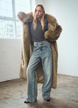 Джинси trf wide leg high waist full length