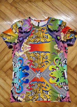 Versus versace-редкая грузовая дизайнерская футболка, р.-m