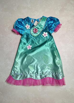 Сукня розочка троллі на 3-4 роки