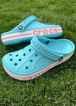 Женские кроксы сабо женские кроксы сабо bayaband ice blue/melon bayaband ice blue/melon
