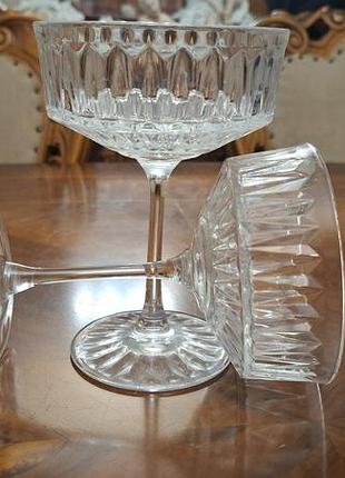 Мартиницы бокалы фужеры набор 2 шт хрусталь германия