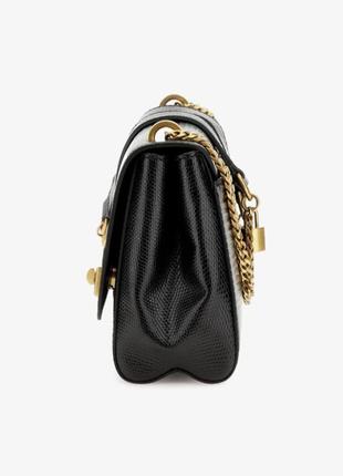 Новая guess сумкаизнаcy croc flap shoulder bag hwcb8494190 черный8 фото