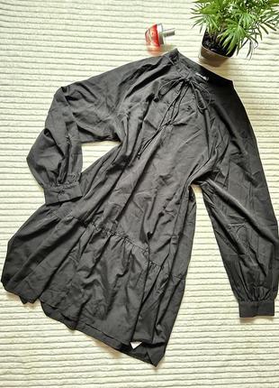Базовое платье свободного кроя,5 xl,длинный рукав,boohooo