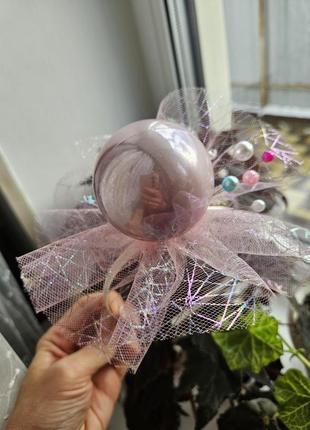 Обруч жемчужка бусинка ободок