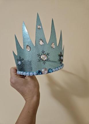 Корона снігової королеви обруч снігурка