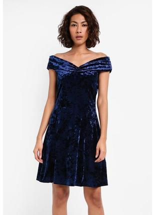 Сукня оксамитова з відкритими плечима dorothy perkins р.14