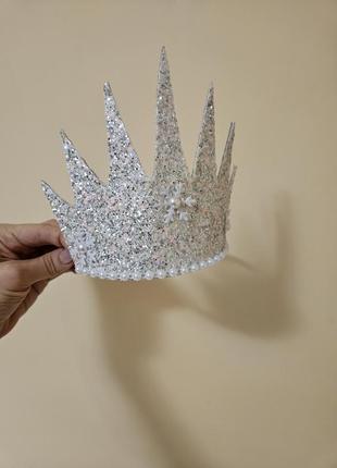 Обруч корона снігова королева зима крижинка