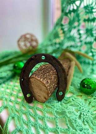 Старовинна 🔥🐎антикварна кована підкова в колекцію ручна ковка оберіг від лиха