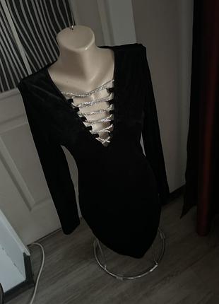 Платье шнур стразы