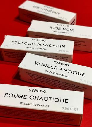 Byredo набор пробников 5*2 ml (оригинал)