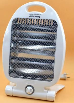 Кварцовий нагрівач heater cb 7745 crownberg quartz 800 вт