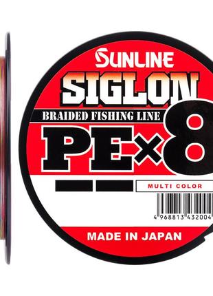 Шнур sunline siglon pe х8 150m (мульти.) #2.5/0.270mm 40lb/18.5kg