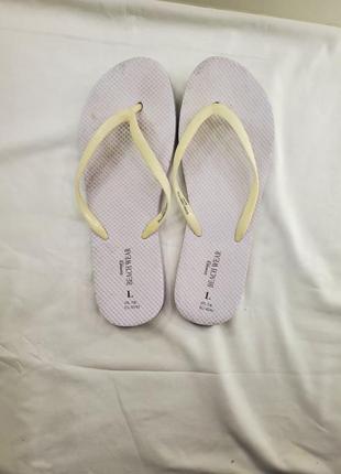 Шлепанцы фиолетовые лавандовые beach wear 40/41