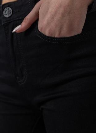 Джинсы женские стрейч, цвет черный, 214r14455 фото