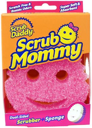 Универсальная двусторонняя чистящая губка the original scrub mommy2 фото