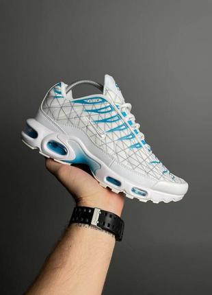 Кросівки nike air max plus white1 фото