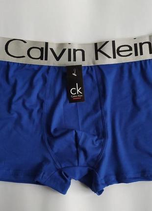 Мужские синие трусы боксеры calvin klein. мужское белье.