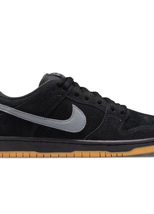 Кроссовки nike sb dunk black grey fog, женские кроссовки, найк данк