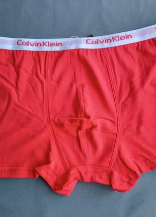 Мужские красные трусы боксеры calvin klein. мужское белье.