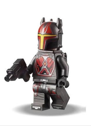 Конструктор звездные войны минифигурка мандалорец гар саксон