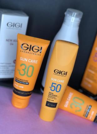 Солнцезащитные ☀️ gigi  креми spf30 та spf50  sun care джиджи