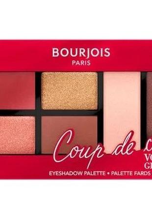 Палетка теней для век bourjois volume glamour 001 coup de coeur, 8.4 г