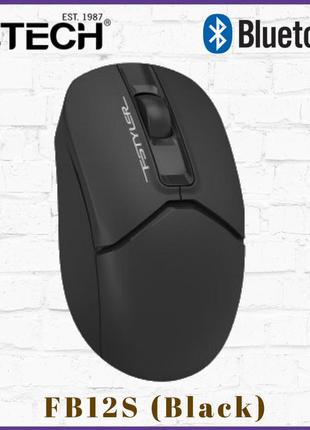 Мишка безпровідна a4tech fb12s (black) безшумна [bluetooth + радіо 2.4 ггц]