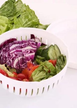 Универсальная овощерезка салатница salad cutter5 фото