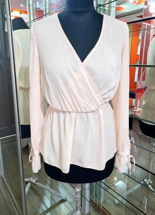 Женская нежная блуза, блузка розовая