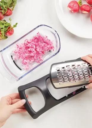 Набор терок soft touch container grater set терки 4в15 фото