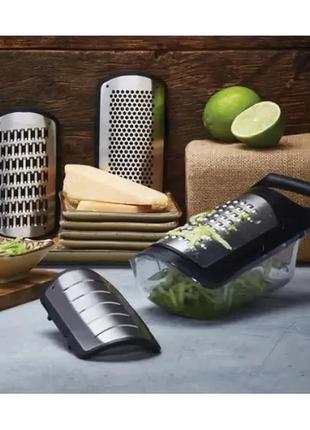 Набор терок soft touch container grater set терки 4в14 фото