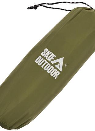 Каримат надувний skif outdoor bachelor ultralight, 190*55*5 cm, к:olive3 фото