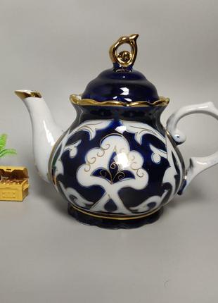 Узбецький чайник у стилі пахта1 фото
