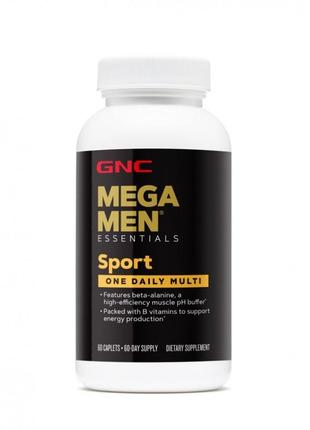 Вітаміни для чоловіків gnc mega men sport. сша