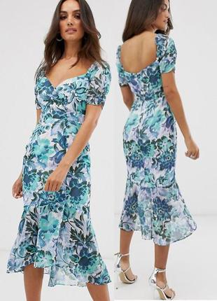 Розпродаж сукня hope & ivy міді asos з розрізом