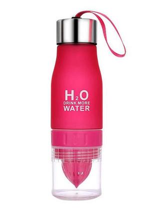 Пляшка соковитискач h2o pink
