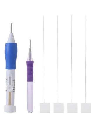 Набор для ковровой вышивки игла для ковровой техники 10 шт