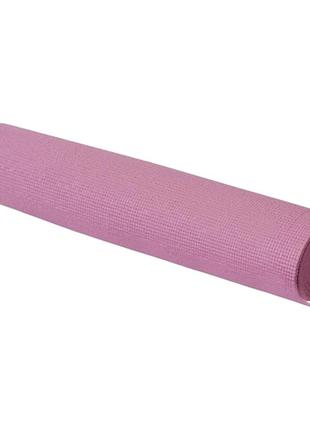 Килимок для йоги та фітнесу yoga mat темно рожевий