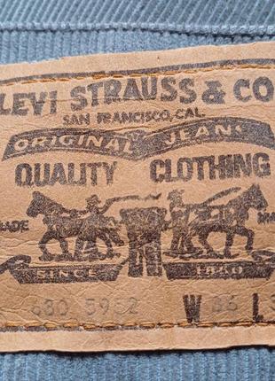 Штани вельветові vintage талія 41 см levis 680-5952 w 36 l343 фото