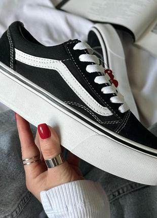 Vans old skool black/white platform  sps1259