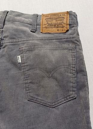 Штани вельветові vintage талія 82 см levis 680-5952 w 36 l344 фото