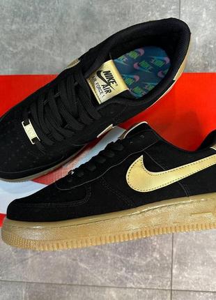 Nike air force black gold  pwnk066