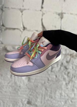 Nike jordan 1 low pastel purple1 фото