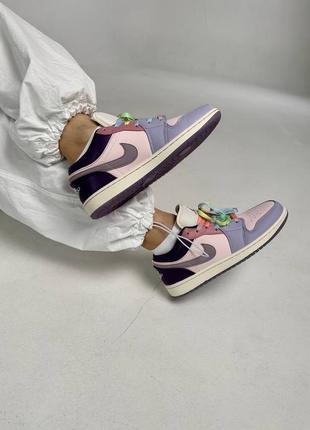 Nike jordan 1 low pastel purple4 фото