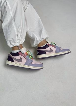 Nike jordan 1 low pastel purple7 фото