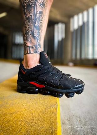 Nike air vapormax plus black/red  kb27711 фото