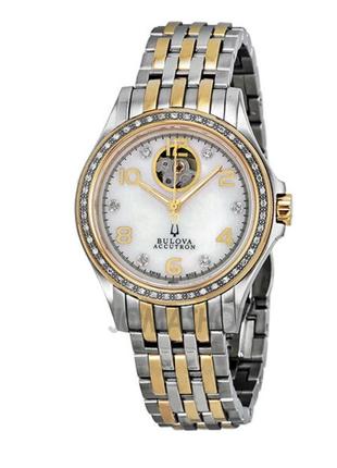 Часы bulova kirkwood с бриллиантовым безелем