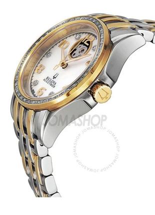 Часы bulova kirkwood с бриллиантовым безелем2 фото