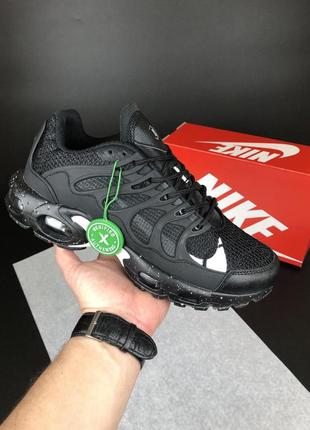 Жіночі кросівки  nike air max terrascape plus   чорні з білим1 фото